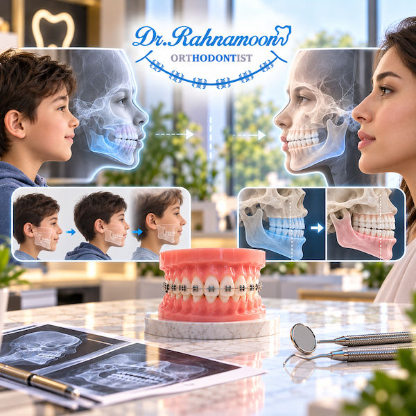 تشخیص مشکلات مرتبط با رشد و رابطه فکی